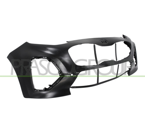 Pare-Chocs avant Noir-Surface Lisse Pret A Peindre-avec Enpreintes Capteurs