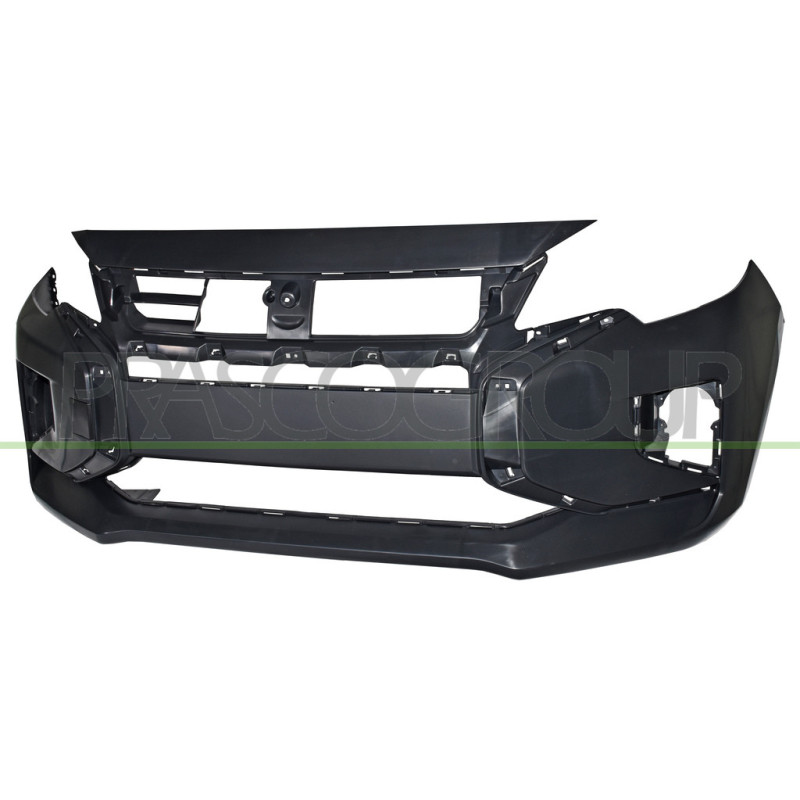 Pare-Chocs Avant-Noir-Surface Lisse Prete A' Peindre-avec Cache Crochet