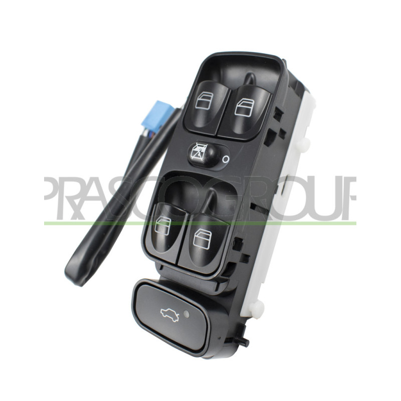 PANNEAU A BOUTON-POUSSOIR NOIR-4 INTERRUPTEURS-LEVE VITRE-PORTE AVANT GAUCHE-AVE