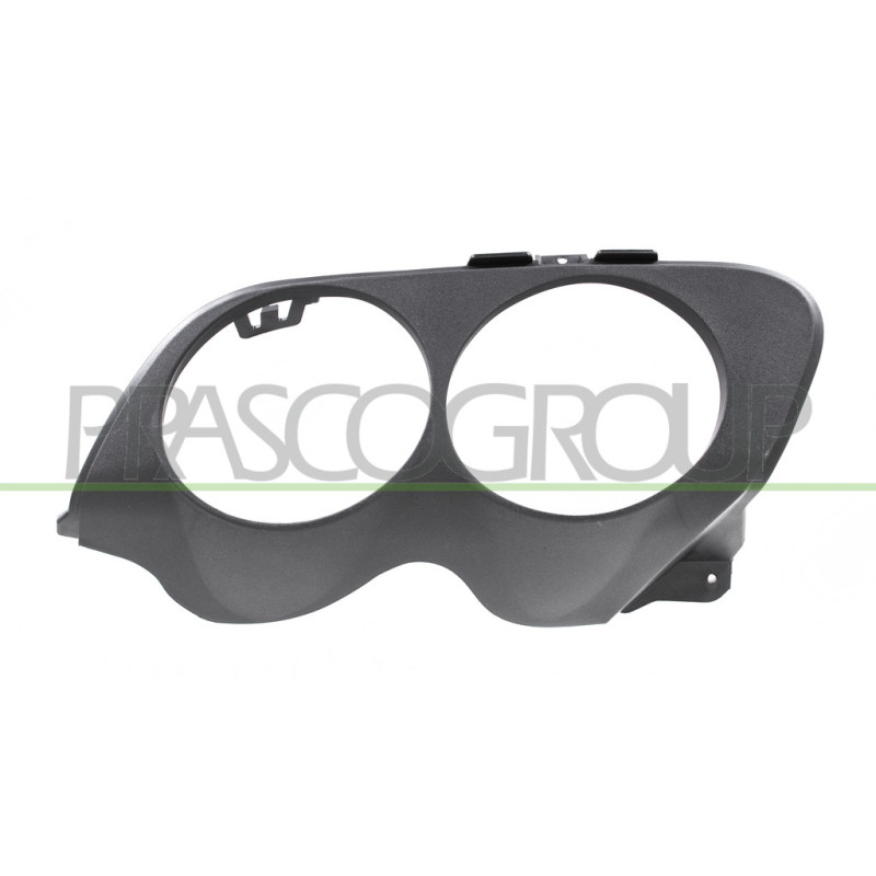 Moulure Pot Echappement Pare-Chocs arrière côté passager-Noire Structure' Mod. A