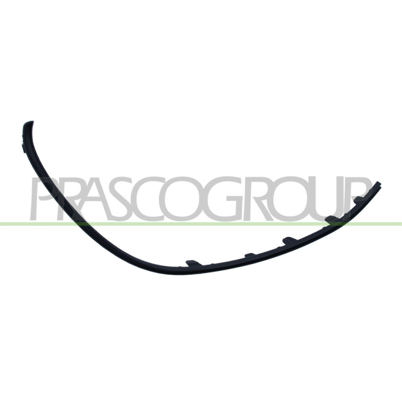 Bandeau côté passager de Pare-Chocs avant Noire Structure' Mod. Cla45 Amg