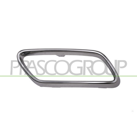 Cadre De Pot Echappement Droit De Pare-Chocs Arriere-Chromé