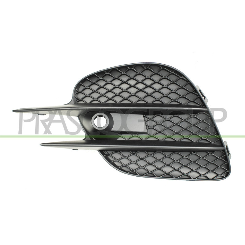 Grille Gauche Noire De Pare-Chocs-Avec Trous Radar+Support Mod. Amg