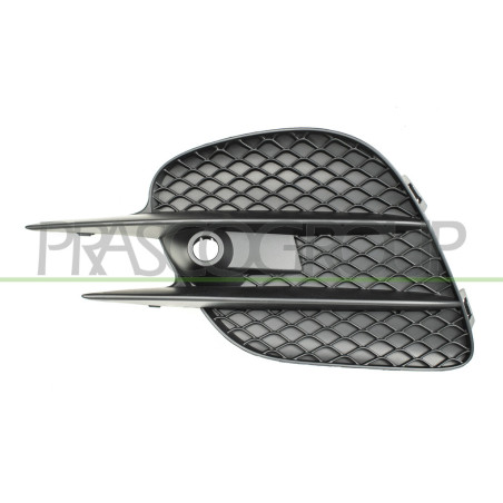 Grille Gauche Noire De Pare-Chocs-Avec Trous Radar+Support Mod. Amg