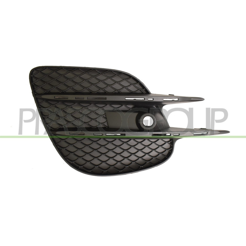 Grille Droite Noire De Pare-Chocs-Avec Trous Moulure Chromee'-Avec Trous Radar+S