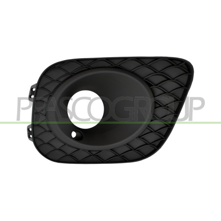 Grille côté passager de Pare-Chocs-Avant-Surface Gruanuleuese-Noire-avec Sieges