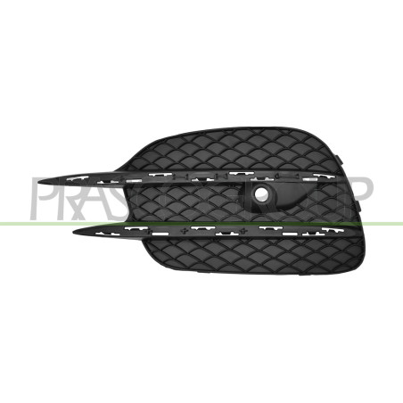 Grille Gauche De Pare-Chocs-Avant-Noire-Structuré-Avec Trou Radar