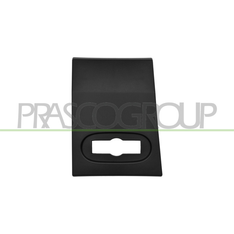 Moulure De Montant Avant Droite-Noire-Structuree-Avec Clips De Fixation-Avec Sie