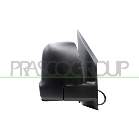 Retroviseur Droit Electrique-Noir-Chauffant-Avec Feu Repetiteur-Bras Court-Conve