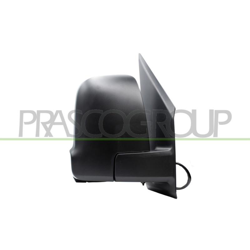 Retroviseur Droit Electrique-Noir-Chauffant-Avec Feu Repetiteur-Rabattable-Bras