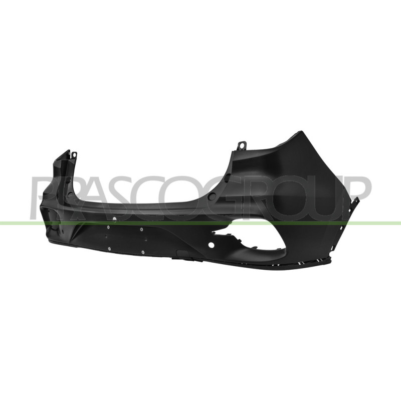 Pare-Chocs Arriere-Noir-Structuré-Avec Siege Antibroulillard Arriere