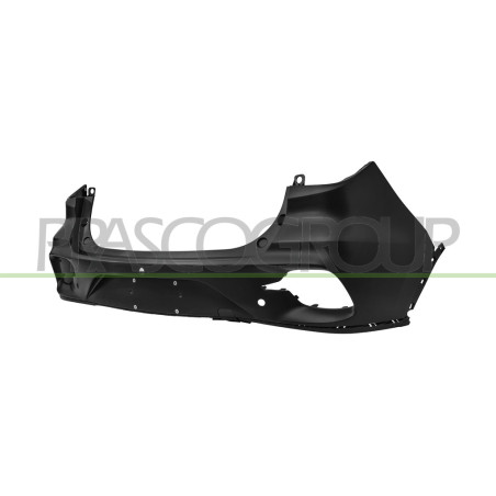 Pare-Chocs Arriere-Noir-Structuré-Avec Siege Antibroulillard Arriere