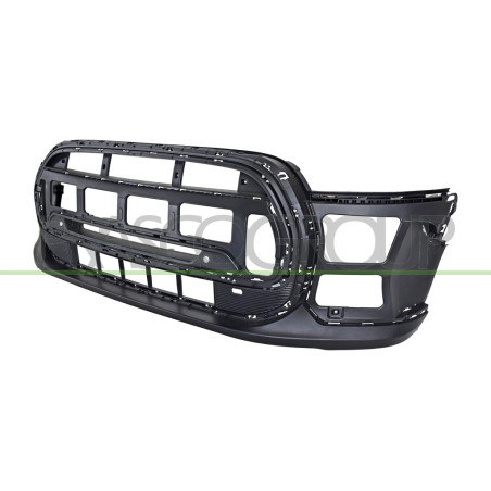 Pare-Chocs Avant-Noir-Structure'-Avec Trous Capteurs+Supports