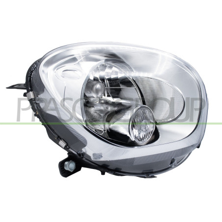 Phare côté passager H4 Electrique avec Moteur-Feu Blanc