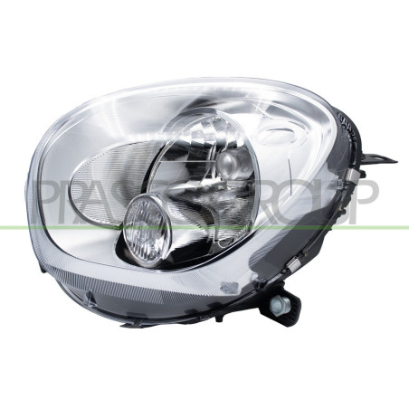 Phare côté chauffeur H4 Electrique avec Moteur-Feu Blanc