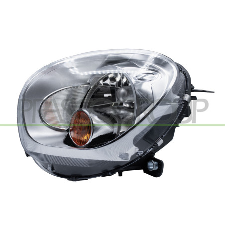 Phare côté chauffeur H4 Electrique avec Moteur-Feu Orange