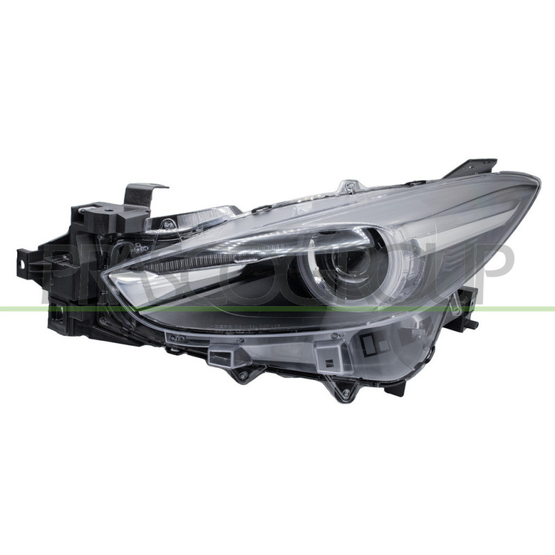 Phare côté chauffeur H7 Electrique avec Moteur-Led-Noir