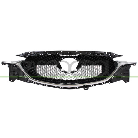 Grille Calandre Noire avec Moulure Chromee'-avec Trou Camera