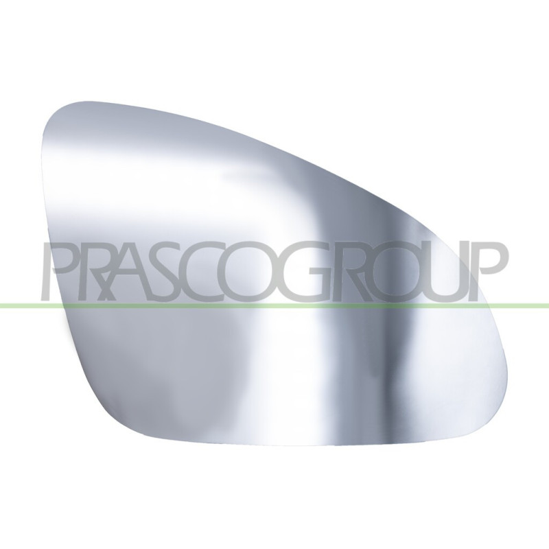 Verre De Retroviseur Droit-Convex-Chrome'