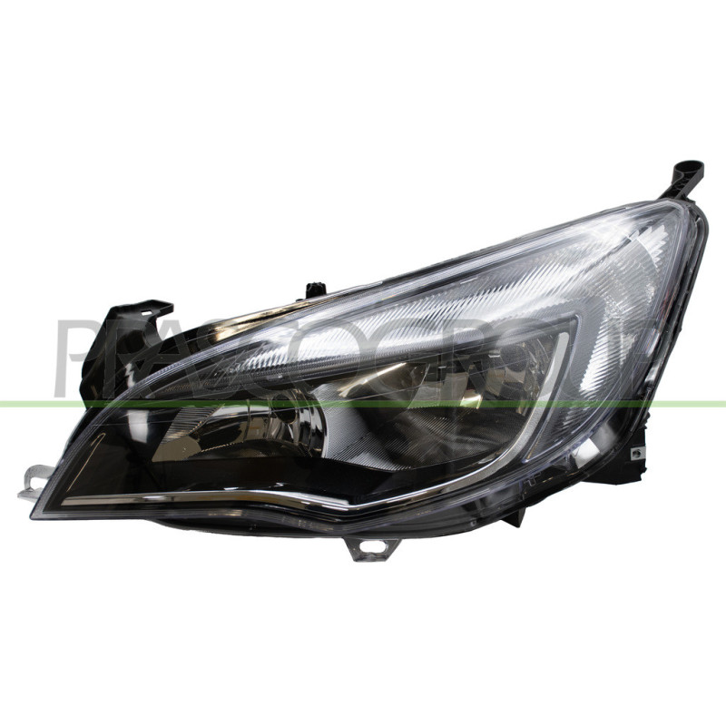 Phare côté chauffeur H7 Electrique avec Moteur-avec Bord Chromé