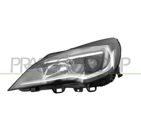 Phare côté chauffeur Electrique avec Moteur H1Led-Noir