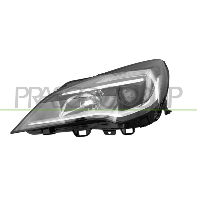 Phare côté chauffeur Electrique avec Moteur H1Led-Noir