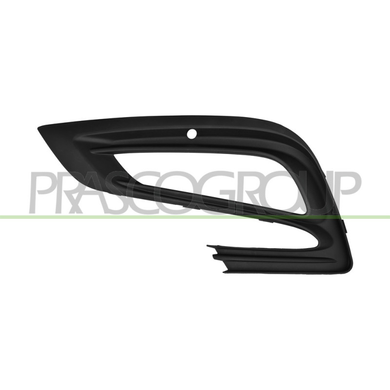 Grille Gauche De Pare-Chocs-Avant-Noire-Avec Siege Antibrouillard