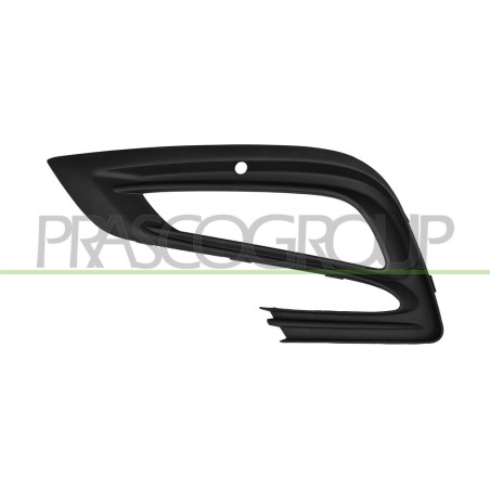 Grille Gauche De Pare-Chocs-Avant-Noire-Avec Siege Antibrouillard