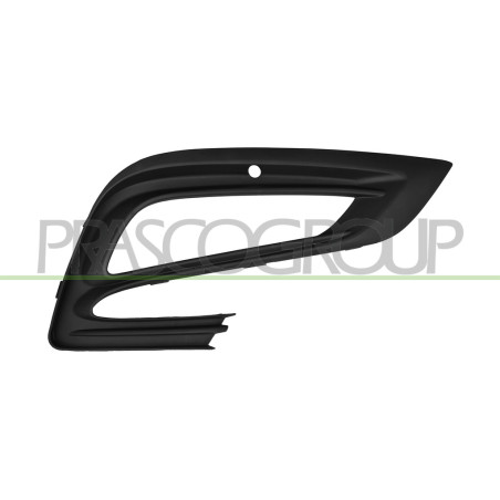 Grille Droite De Pare-Chocs-Avant-Noire-Avec Siege Antibrouillard