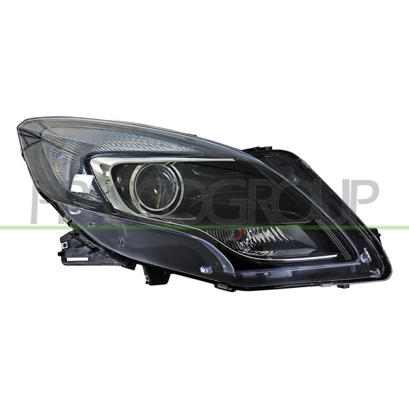 Phare côté passager Hir2-Electrique-avec Moteur-Noir