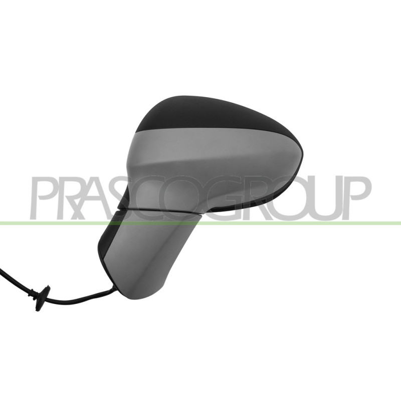 Retroviseur Gauche-Electrique-Avec Appret-Chauffant-Rabattable-Socle Noir-Struct