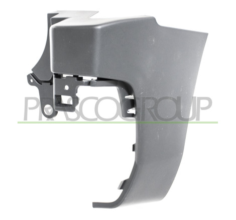 Embout côté passager de Pare-Chocs arrière Noir Structure' Mod. 2 Portes Battant