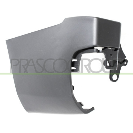 Embout côté chauffeur de Pare-Chocs arrière Noir Structure' Mod. 2 Portes Battan