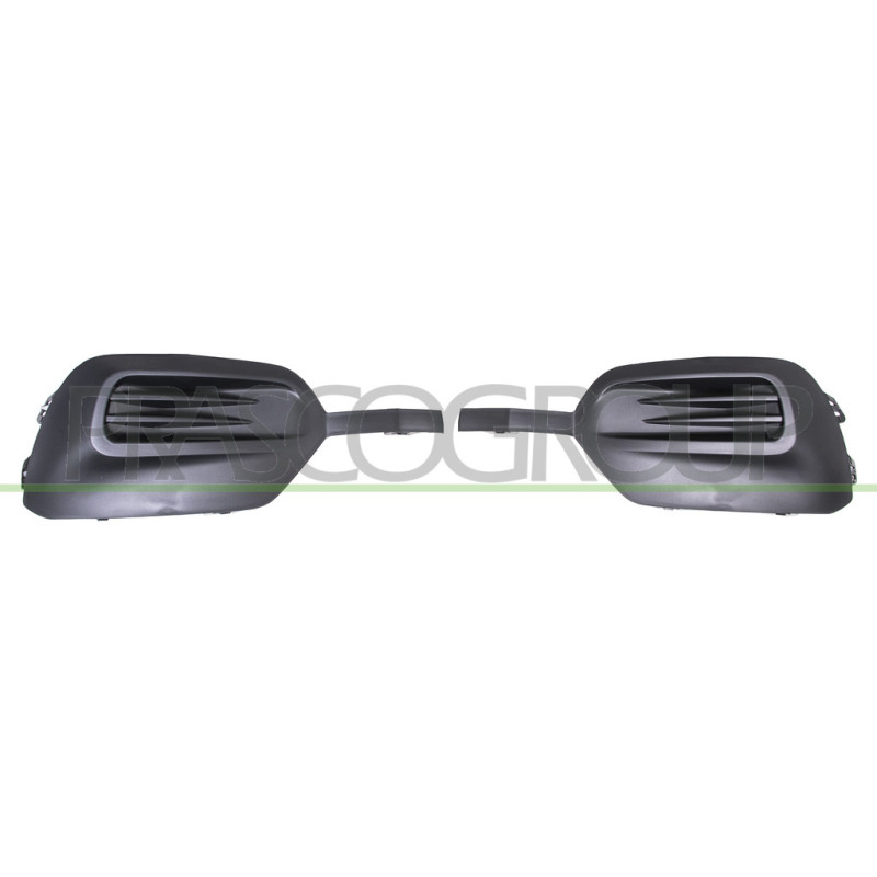 Jeu de Grille de Pare-Chocs avant Noir-Sans Sieges Antibrouillard (côté passager