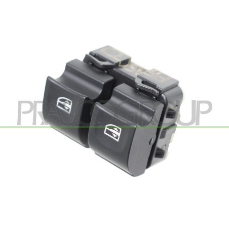 PANNEAU A BOUTON-POUSSOIR NOIR-2 INTERRUPTEURS-LEVE VITRE-PORTE AVANT GAUCHE-7 B