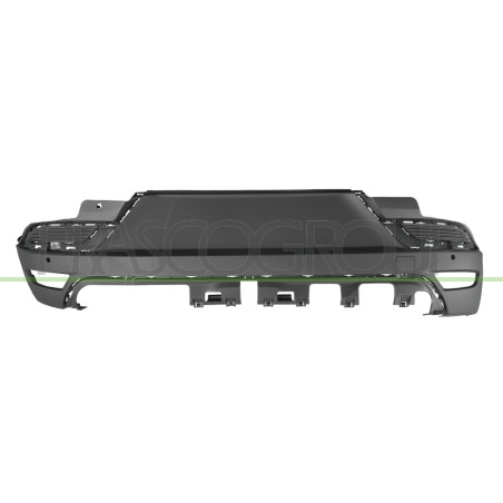 Pare-Chocs Arriere Inferieur Noir Structure'-Avec Trous Radar+Supports Capteurs-