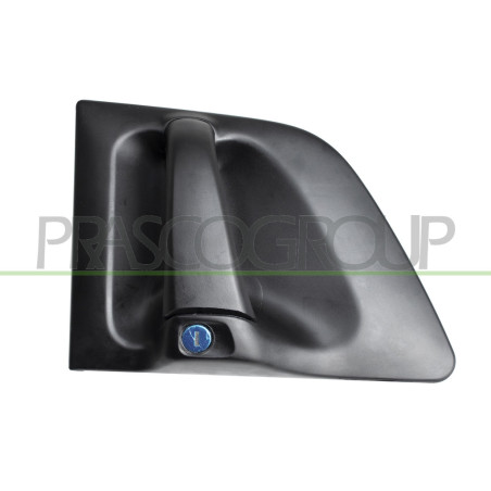 POIGNEE EXTERIEURE AVANT DROITE NOIRE-AVEC JEU DE CLES-AVEC BLOC ET BARILLET