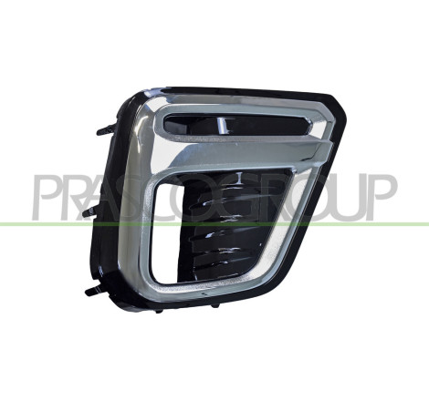 Grille côté passager Noire Brillant de Pare-Chocs-avec Siege Antibrouillard-avec