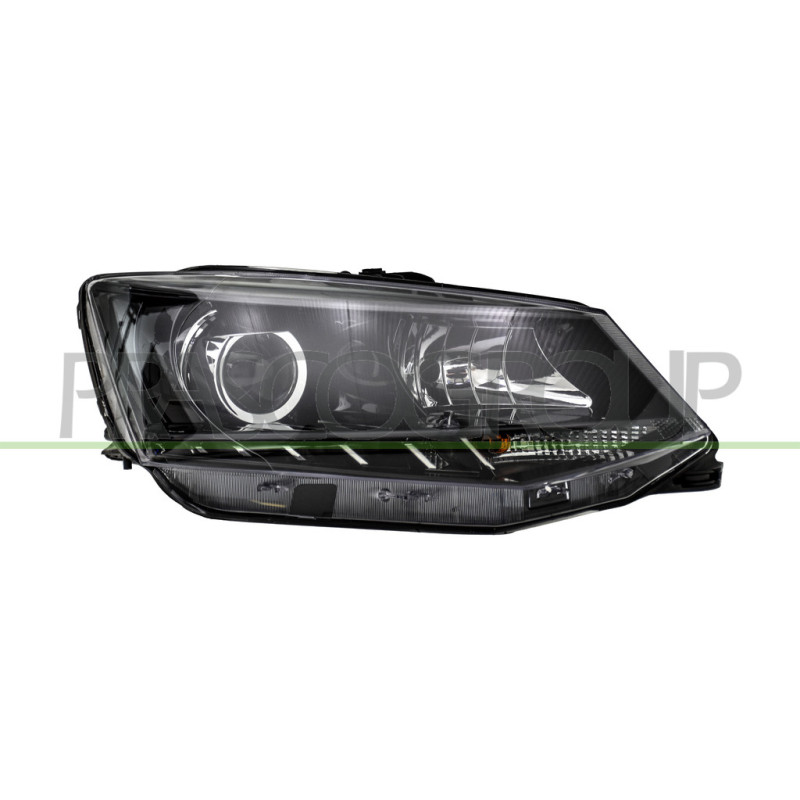 Phare côté passager H7 Electrique avec Moteur-avec Feu de Jour-Noir-Led