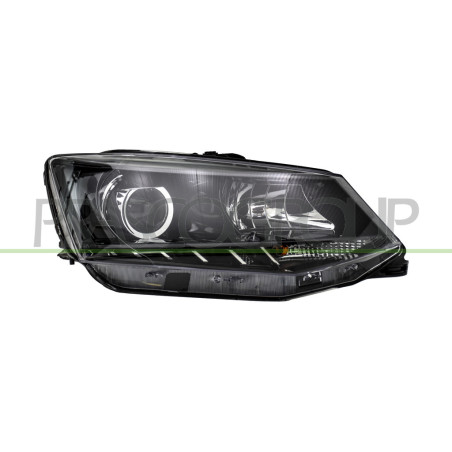 Phare côté passager H7 Electrique avec Moteur-avec Feu de Jour-Noir-Led