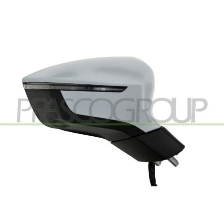 Retroviseur Droit-Electrique-Avec Appret-Chauffant-Avec Feu-Convexe-6 Broches