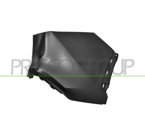 Embout Droit De Pare-Chocs Arriere-Noir-Surface Lisse A Apreter