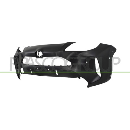 Pare-Chocs Avant-Noir-Surface Lisse A Apreter-Avec Trous Pour Capteurs Et Aide S