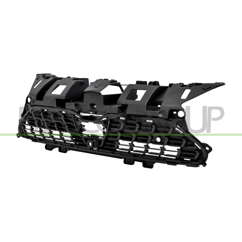 Grille De Calandre-Noire-Avec Trous Radar+Support-Avec Trou Camera