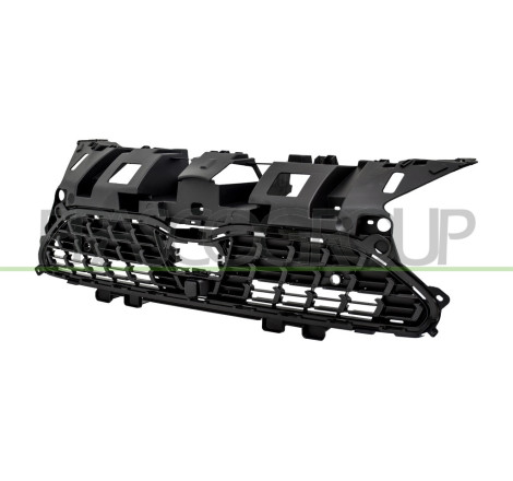 Grille De Calandre-Noire-Avec Trous Radar+Support