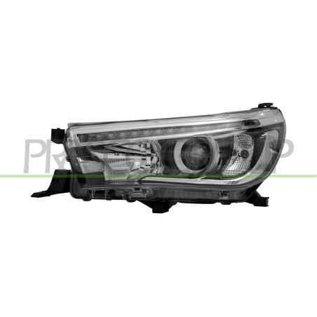 Phare côté chauffeur Hb3 Electrique avec Moteur-Led-Noir