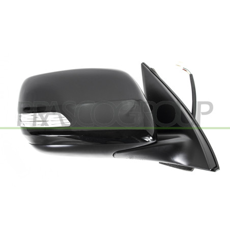 Retroviseur Droit Manuel-Noir-Avec Feu Repetiteur-Convexe/Chrome'