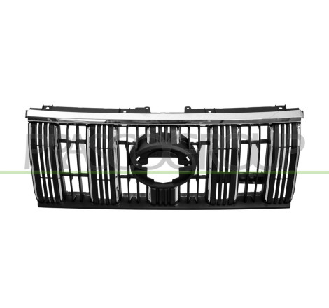 Grille De Calandre-Noire-Avec Moulure Chromee