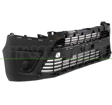 Pare-Chocs avant Noir Structure'-avec Empreintes Radar-avec Trous Moulure