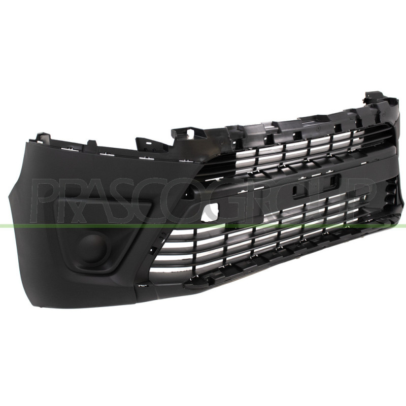 Pare-Chocs avant Noir Structure'-avec Empreintes Radar-avec Trous Moulure